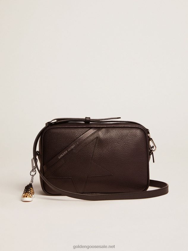 Black Star Bag made of hammered leather FN20N451 Women Golden Goose