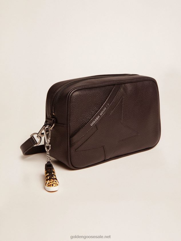 Black Star Bag made of hammered leather FN20N451 Women Golden Goose
