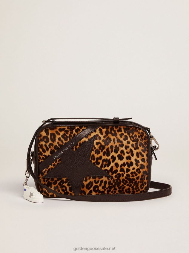 Star Bag in leopard-print pony skin FN20N453 Women Golden Goose