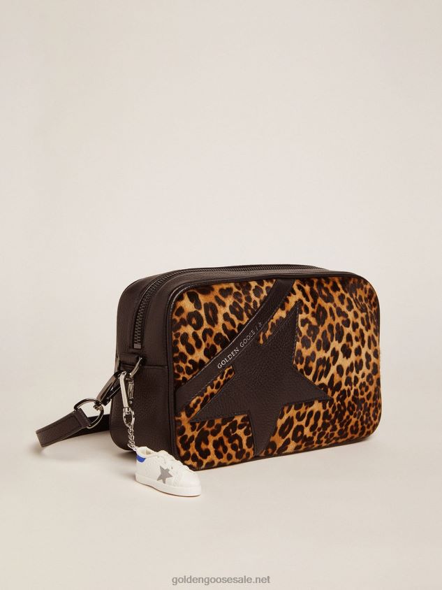 Star Bag in leopard-print pony skin FN20N453 Women Golden Goose