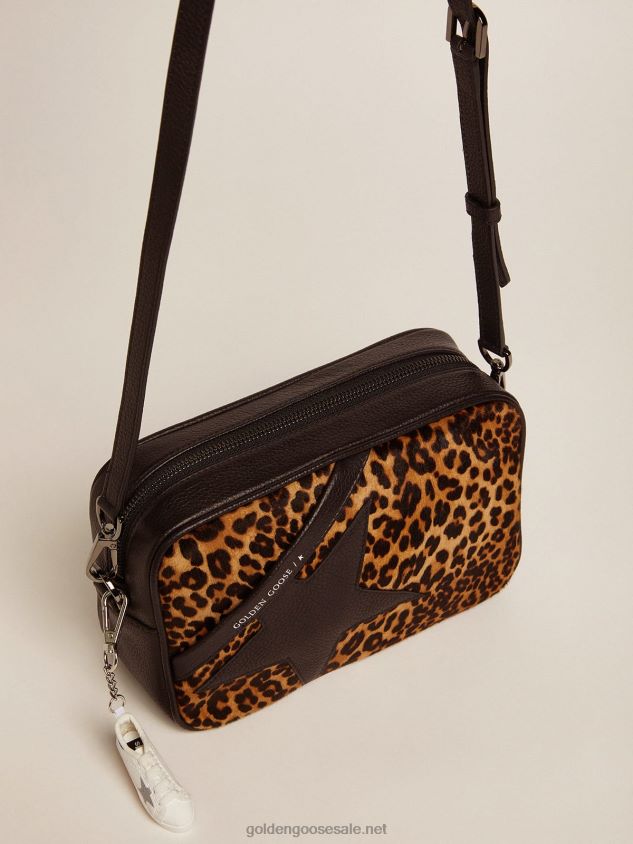 Star Bag in leopard-print pony skin FN20N453 Women Golden Goose