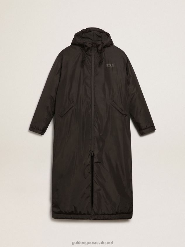 black Star Collection ankle-length hooded padded jacket FN20N998 Women Golden Goose