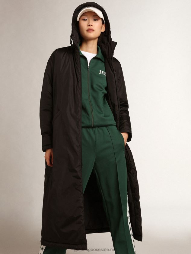 black Star Collection ankle-length hooded padded jacket FN20N998 Women Golden Goose