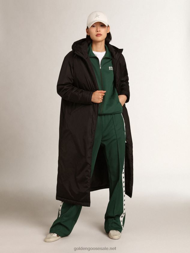 black Star Collection ankle-length hooded padded jacket FN20N998 Women Golden Goose