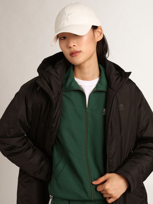 black Star Collection ankle-length hooded padded jacket FN20N998 Women Golden Goose