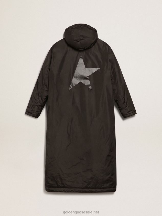black Star Collection ankle-length hooded padded jacket FN20N998 Women Golden Goose