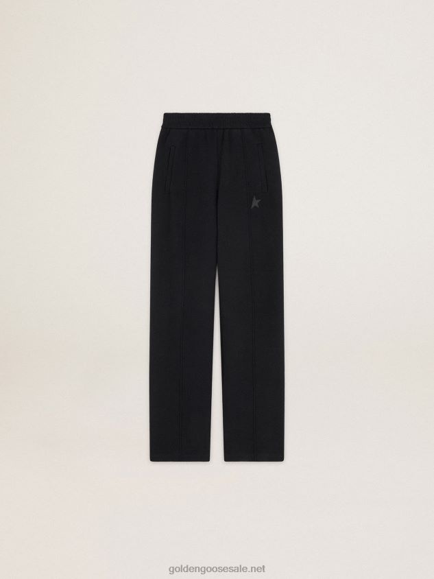 Black joggers with star on the front FN20N1062 Women Golden Goose
