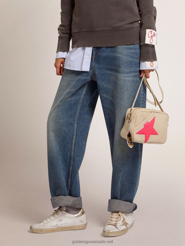 Collection Kim jeans with a medium wash FN20N1020 Women Golden Goose