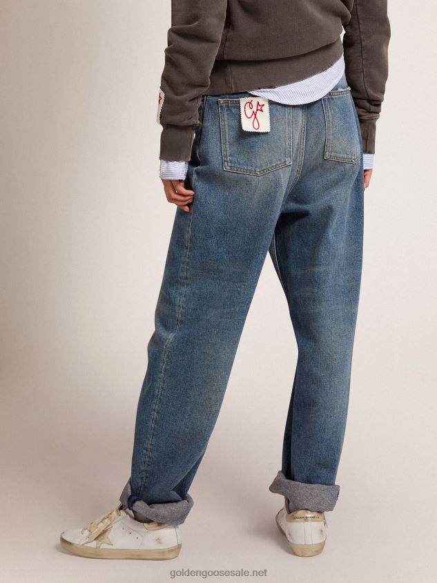 Collection Kim jeans with a medium wash FN20N1020 Women Golden Goose