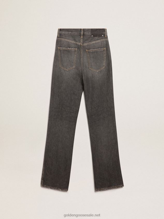 Journey Collection stonewashed-effect black Frida jeans FN20N939 Women Golden Goose