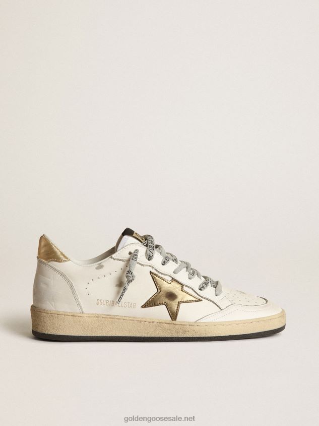 Ball Star sneakers with gold star and heel tab FN20N8 Women Golden Goose