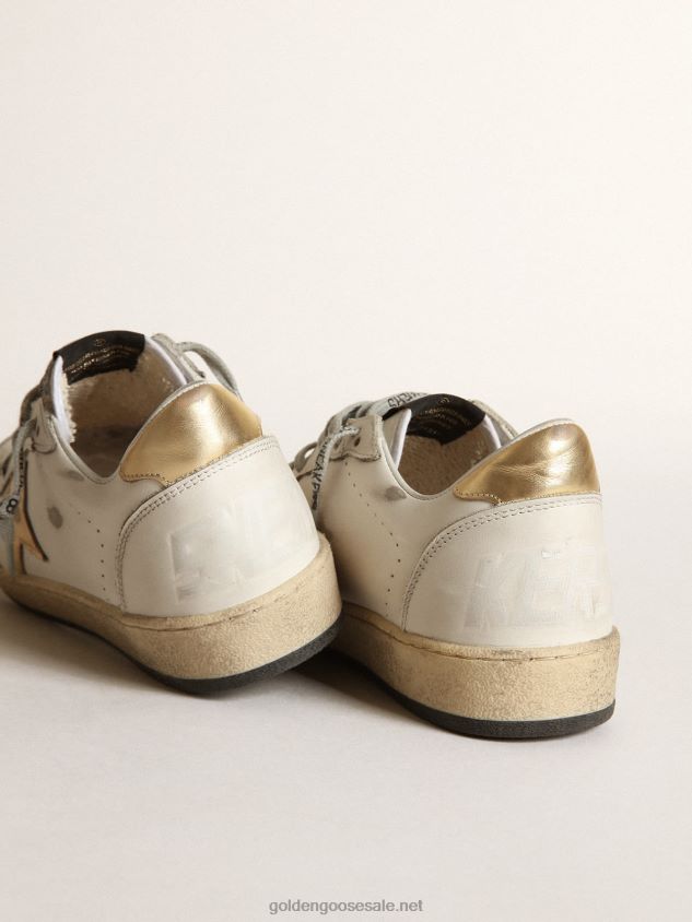 Ball Star sneakers with gold star and heel tab FN20N8 Women Golden Goose