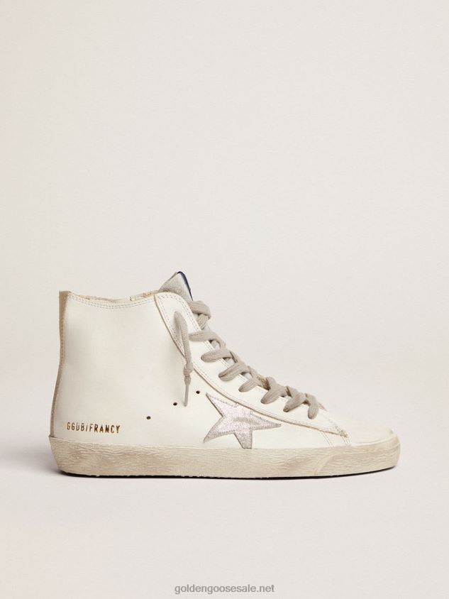 Francy sneakers in leather with suede star FN20N182 Women Golden Goose