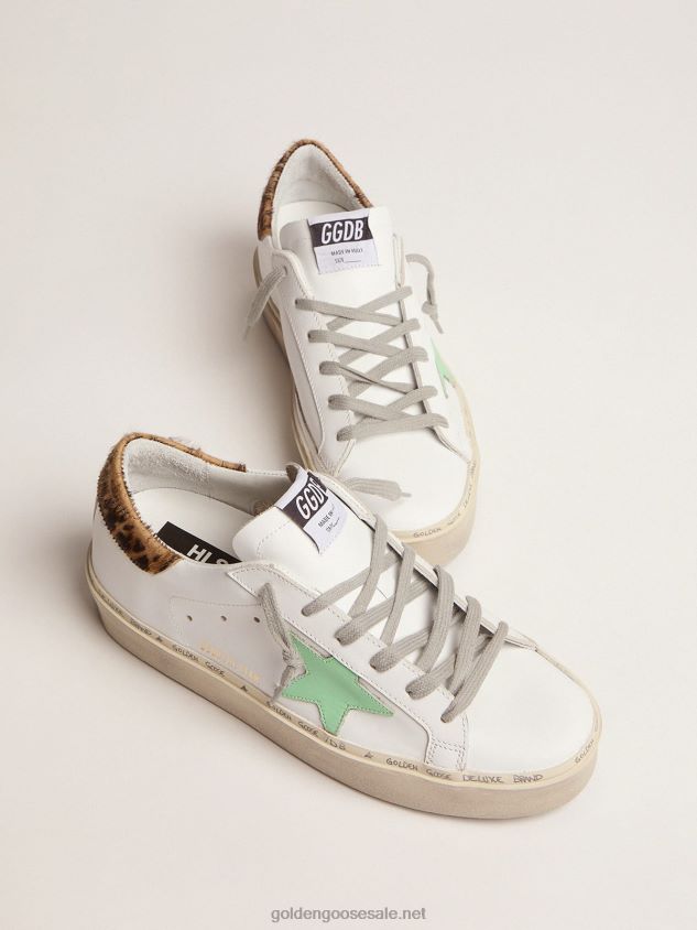 Hi Star sneakers with leopard-print heel tab FN20N112 Women Golden Goose