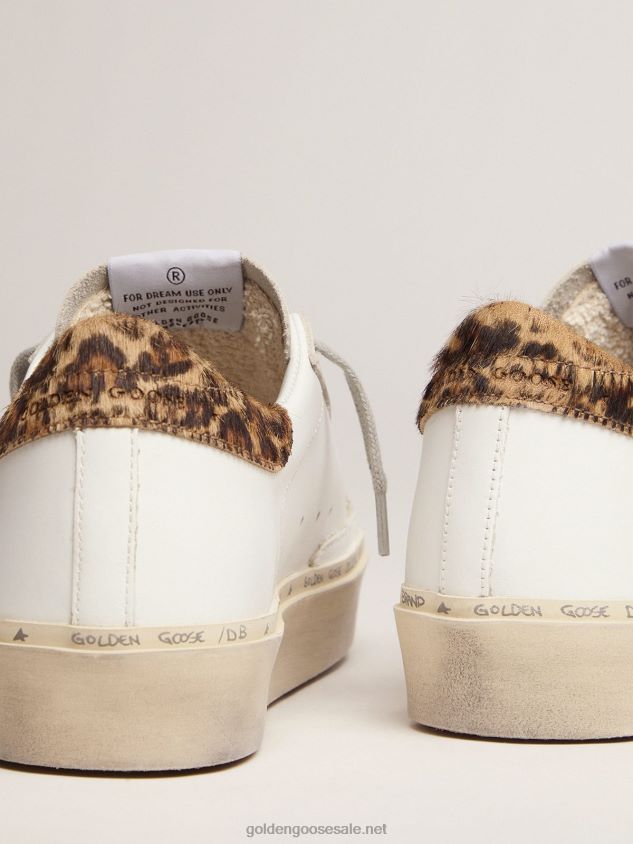 Hi Star sneakers with leopard-print heel tab FN20N112 Women Golden Goose