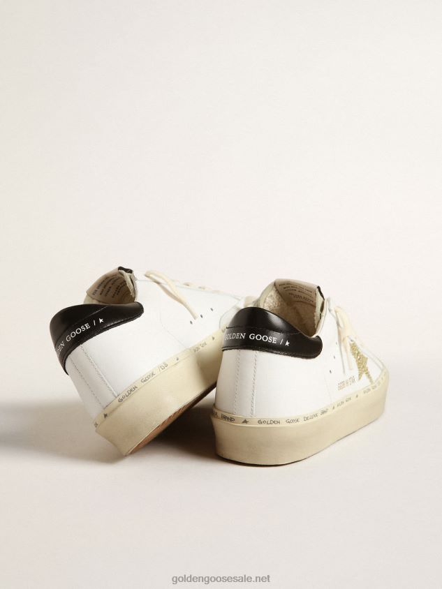 Hi Star with Swarovski crystal star and black heel tab FN20N193 Women Golden Goose