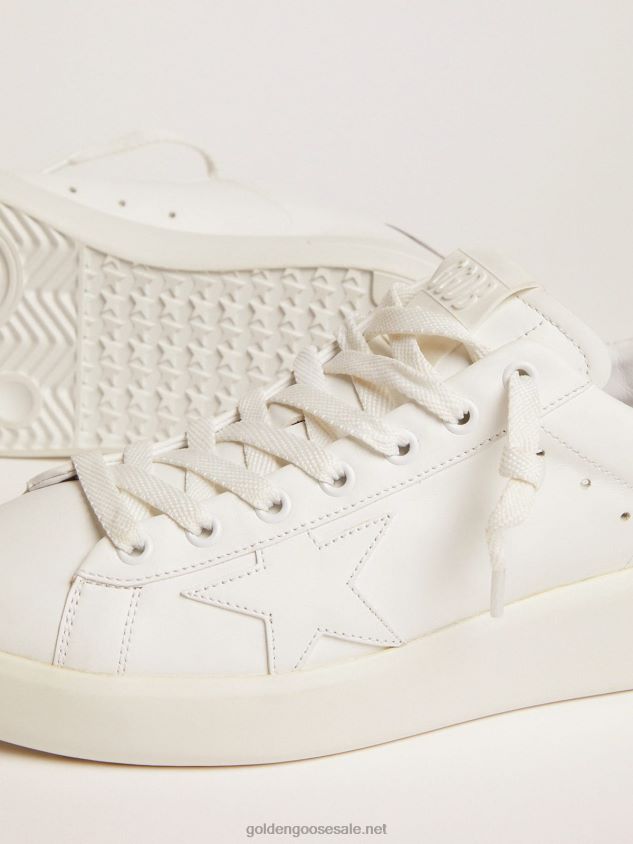 Purestar sneakers with glittery silver heel tab FN20N138 Women Golden Goose