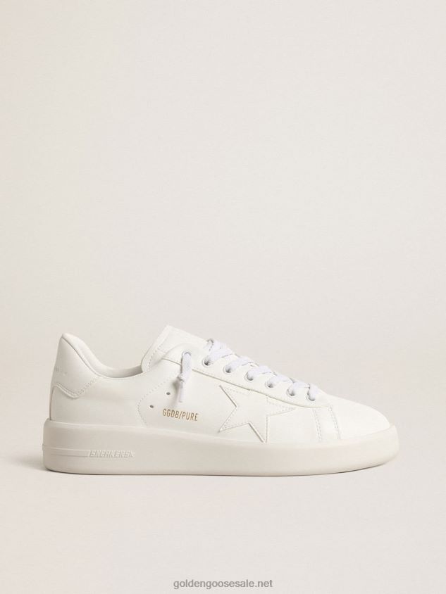 bio-based Purestar with white star and heel tab FN20N206 Women Golden Goose
