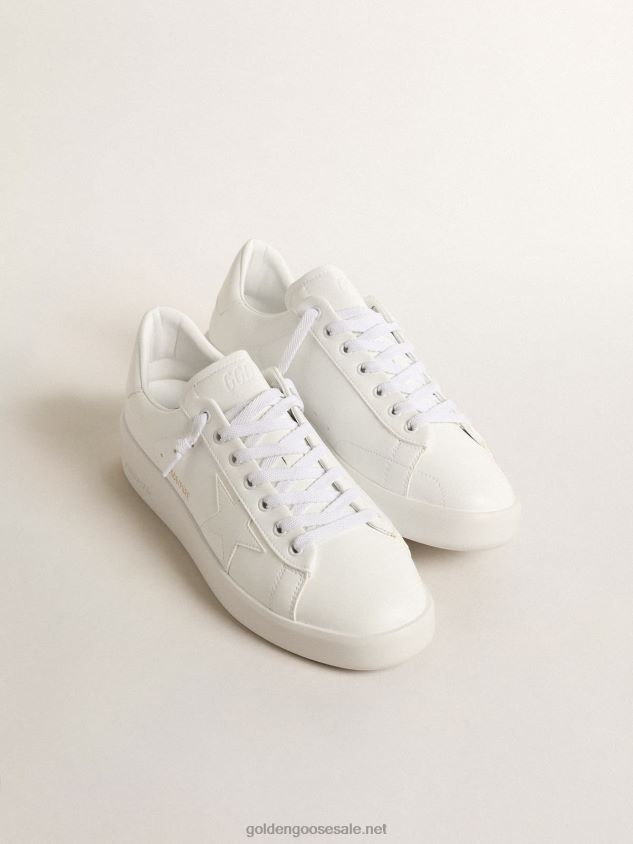bio-based Purestar with white star and heel tab FN20N206 Women Golden Goose