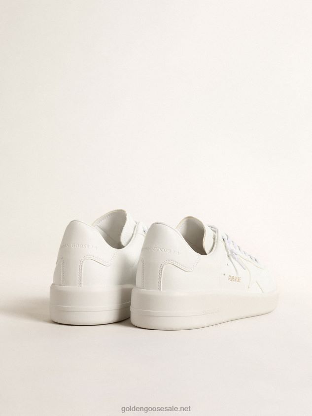 bio-based Purestar with white star and heel tab FN20N206 Women Golden Goose