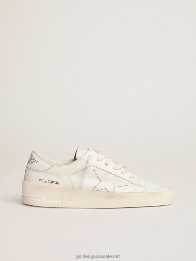 Stardan sneakers in total white leather FN20N116 Women Golden Goose