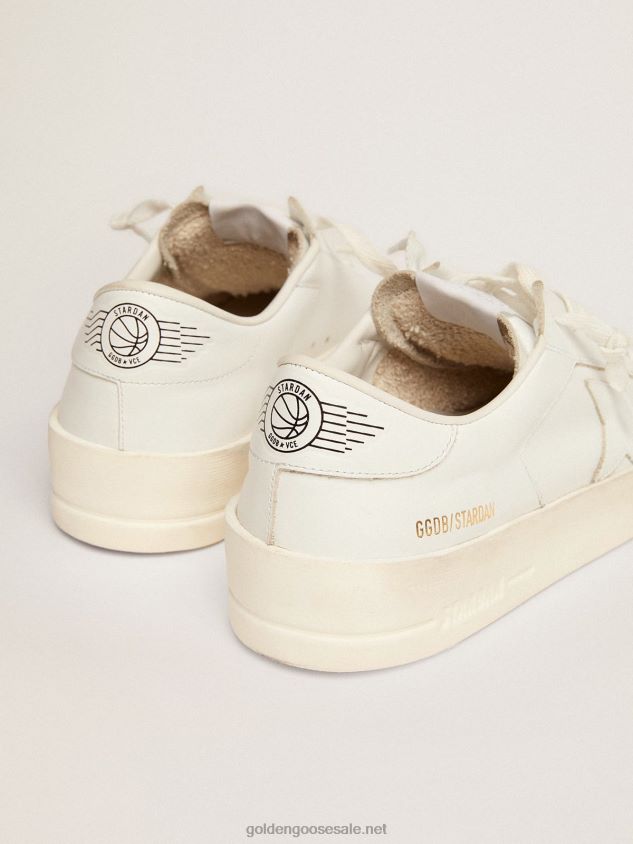 Stardan sneakers in total white leather FN20N116 Women Golden Goose