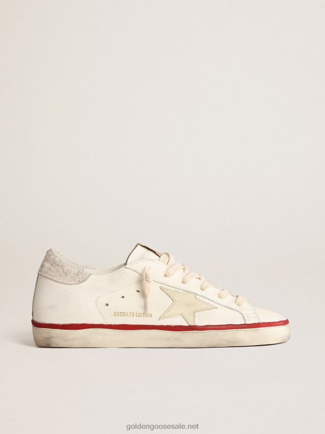 Super-Star LTD CNY in nappa leather with ivory star FN20N223 Women Golden Goose