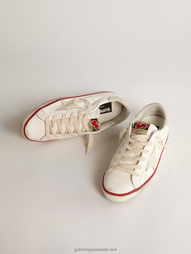 Super-Star LTD CNY in nappa leather with ivory star FN20N223 Women Golden Goose