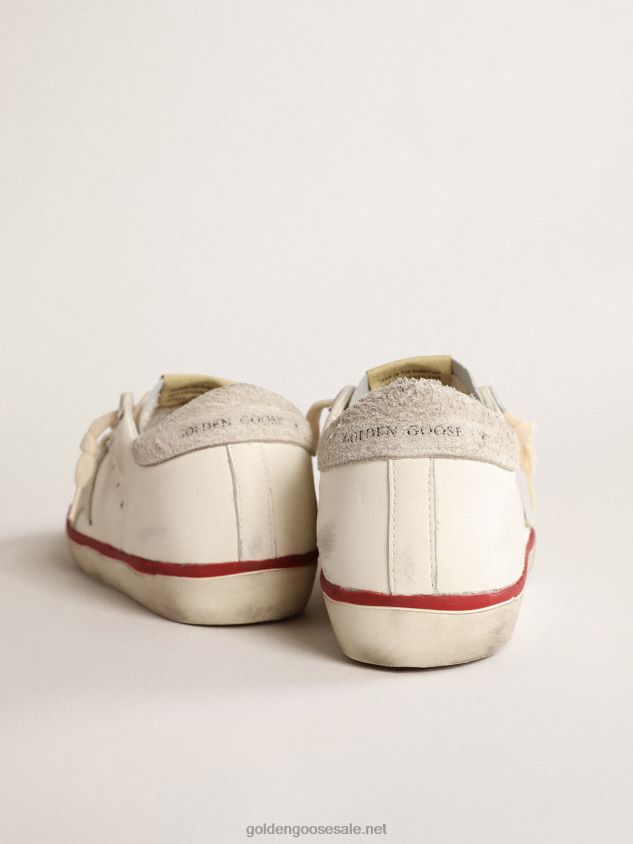 Super-Star LTD CNY in nappa leather with ivory star FN20N223 Women Golden Goose