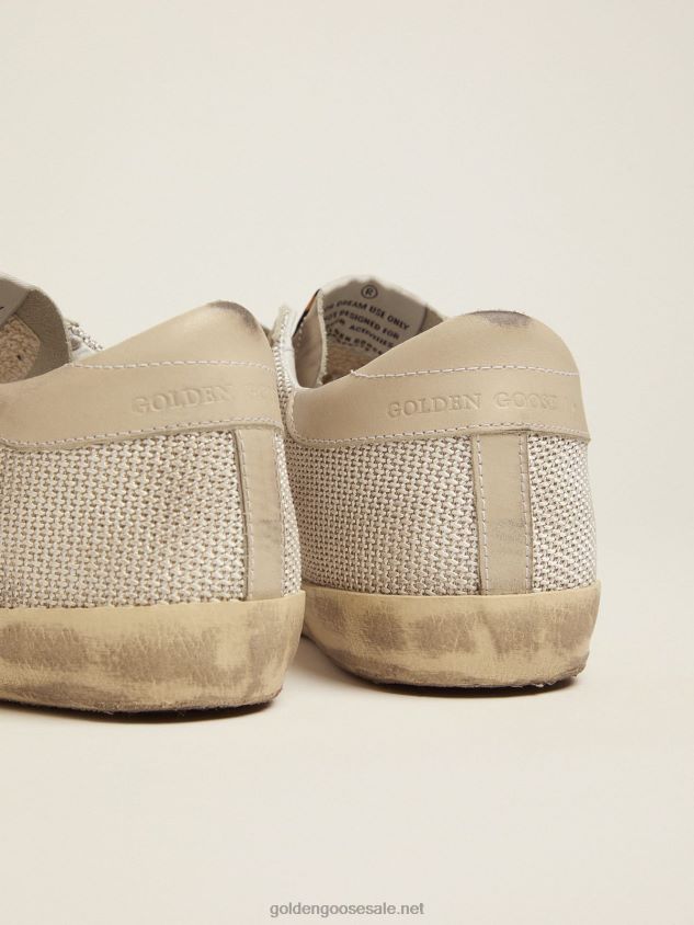 Super-Star sneakers in mesh with leopard-print star FN20N92 Women Golden Goose