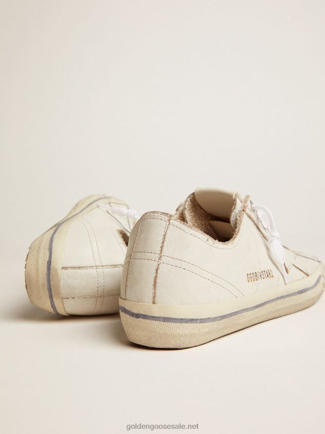 V-STAR sneakers in vintage-effect leather FN20N115 Women Golden Goose