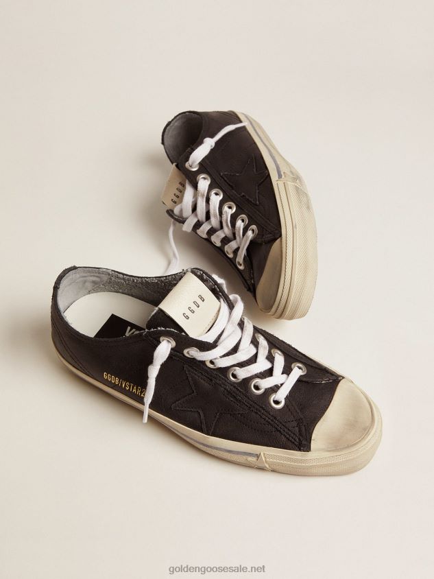 V-STAR sneakers in vintage-effect leather FN20N132 Women Golden Goose