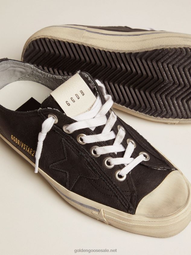 V-STAR sneakers in vintage-effect leather FN20N132 Women Golden Goose